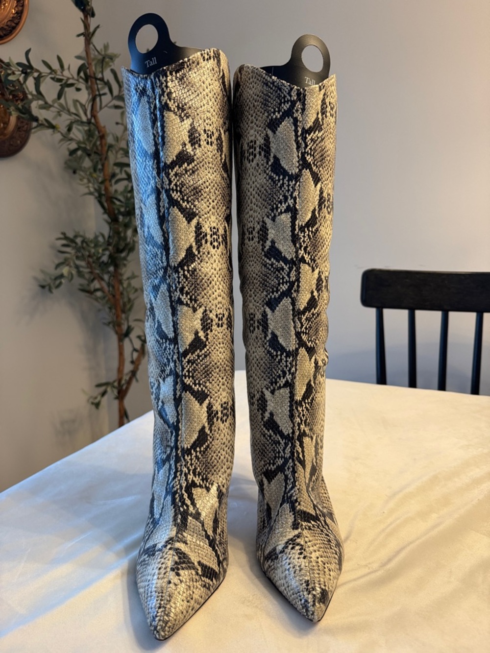 SCHUTZ Maryana Boot in Natural Snake, sz 10 - Picture 7 of 11